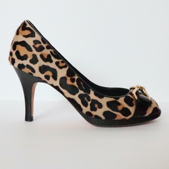NWOT Cole Haan (Nike Air) leopard pumps 5.5 C - Picture 11 of 13
